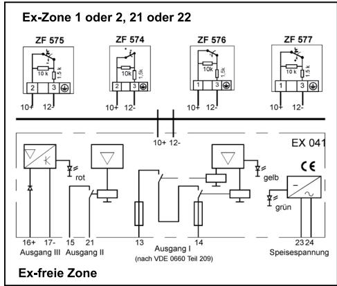 HONEYWELL EX-DGM - Druckwächter/Druckbegrenzer in eigensicheren Steuerstromkreisen mit Leitungsbruch- und Kurzschlußüberwachung (EEx-i) - 1