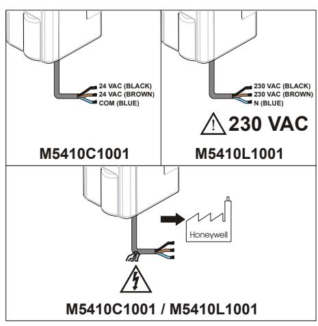 HONEYWELL M5410L1001 - INSTALLATION INSTRUCTIONS - 5