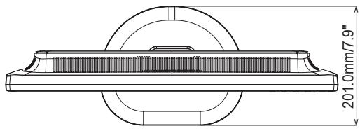 IIYAMA E2409HDS - DIMENSIONS : ProLite E2409HDS - 3