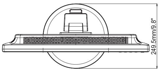 IIYAMA E2409HDS - DIMENSIONS : ProLite B2409HDS / ProLite B2409HDSD - 3