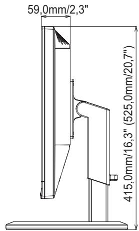 IIYAMA PROLITE E1906S - DIMENSIONS : ProLite B1906S - 2