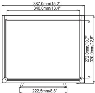 IIYAMA PROLITE T1931SAW - Caractéristiques techniques : ProLite T1931SR - 4