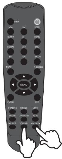 IIYAMA PROLITE T4260MTS - ■ Ajustement du son/volume - 1