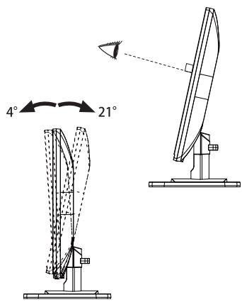 IIYAMA PROLITE B2280WSD - Réglage de l'angle de VISION : ProLite E2280WSD - 1