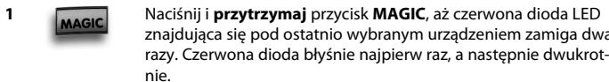 ONE FOR ALL URC 3720 - Aby anulowac "Blokade glosnoci" we wzystkich trybach: - 1