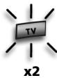 ONE FOR ALL URC 3740 - Example: To search for your TV code: - 1