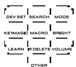 ONE FOR ALL URC 8305 - MAGIC MAGIC (en mode shifté ou de programmation) - 1