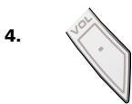 ONE FOR ALL URC 8350 - Volume Punch-Through - 7