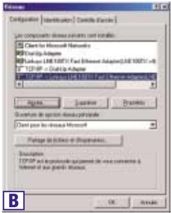 Configuration Enterprises Control d'actions la compactione finanzen privants cont installé Client for Microsoft Networks Dial-Up Adapage Linkages LIME 100% Fast Ethernet Adapter(LIME 100%) TSP-IP - Dial-Up Adapage Dial-Up Adapage: 12.43.1.1.1.1.1.1.1.1.1.1.1.1.1.1.1.1.1.1.1.1.1.1.1.1.1.1.1.1.1.1.1.1.1.1.1.1.1.1.1.1.1.1.1.1.1.1.1.1.1.1.0 + Output Update Description Description TCP/IP and protocol de que commande à Internet ou non-Guivre Service. OK Remove B