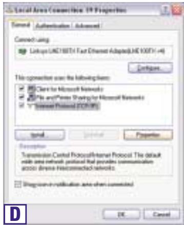 Local Area Connection IP Properties Send Authentication Advanced Connect using Linkups UNC100T4 Fast Ethernet Adapted,NE 100T+4 Configure... This connection uses the following items: □ Client for Microsoft Networks □ Files and Paper Sharing for Microsoft Networks □ Software Protocol (TCP/IP) Select Properties Description Transmission Control Protocol/Internet Protocol: This default with one network protocol that provides communication across diverse interconnected networks. □ Diagrammatic-Information areas when connected OK Cancel