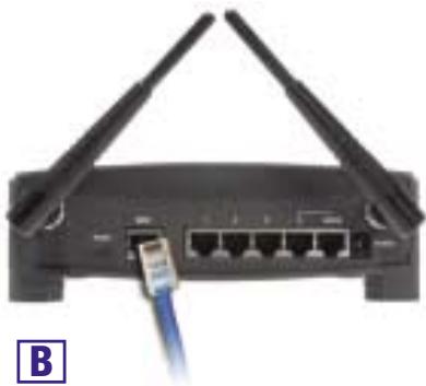 LINKSYS BEFW11S4 - Step 1: Connect the Router - 2