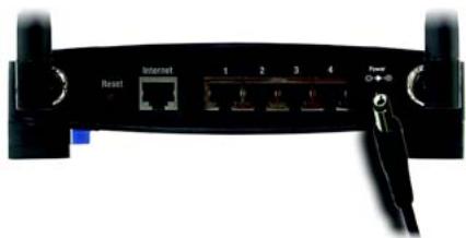 LINKSYS WRT54G - Ligar o router - 3