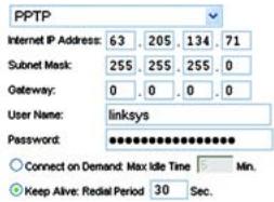 LINKSYS WRT54G - Static IP - 1