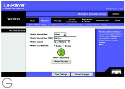 LINKSYS WRT54G - Automatic Configuration - DHCP: - 14