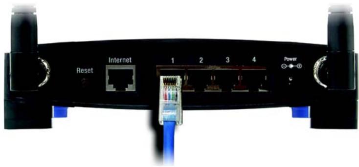 LINKSYS WRT54GS - Hardware Installation for Connection to Your Broadband Modem - 2