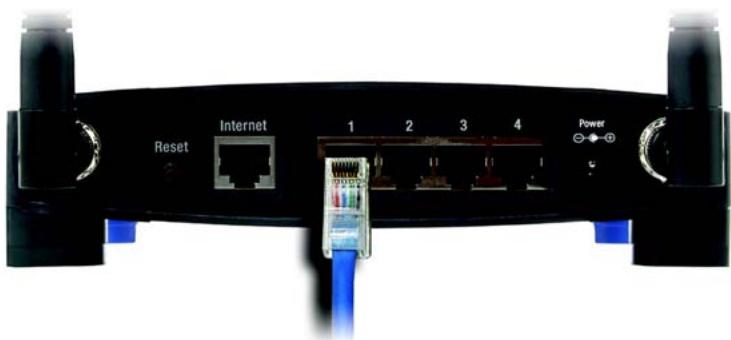 LINKSYS WRT54GS - Hardware Installation for Connection of One Router to Another - 4