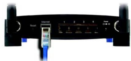 LINKSYS WRT54GS - Anschlieben des Routers - 1