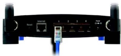 LINKSYS WRT54GS - Connexion du routeur - 2