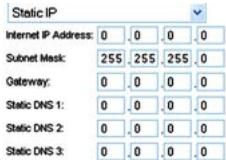 LINKSYS WRT54GS - Internet Configuration Type - 2