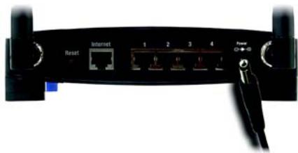 LINKSYS WRT54GS - Connexion du routeur - 3