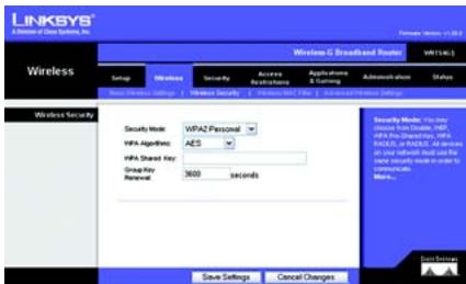 LINKSYS WRT54GS - Basic Wireless Settings - 4