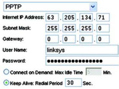 LINKSYS WRT54GS - Internet-Verbindungstyp - 7