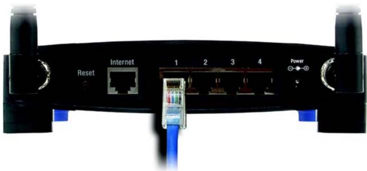 LINKSYS WRT54GS - Hardware-installatie voor verbinding met een andere router - 5