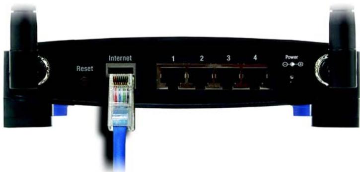 LINKSYS WRT54GS - Hardware-Installation für Verbindungen mit dem Breitband-Modem - 1