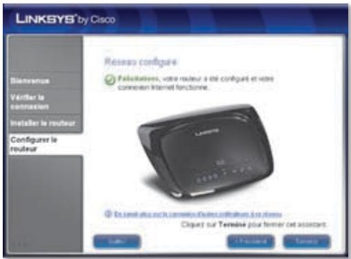 LINKSYS® by Cisco Please configure Faktquisitions, votre routeur à cet configuri et votre connexion Internet fonctionne. Lanette Ex sent plus net command d'oule confirérations pour les Clayant sur Termine pour tenner cet assistant. Leu: - Pécours Senses
