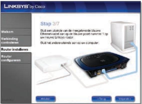 LINKSYS WRT610N - De Linksys Easy Link Advisor (LELA)-installatiewizard controleert uw verbindingen. Klik op Volgende. - 4