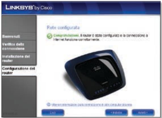 LINKSYS WRT610N - L'installazione guidata Linksys Easy Link Adviser (LELA) verifica le connessioni. Fare clic su Avanti. - 7