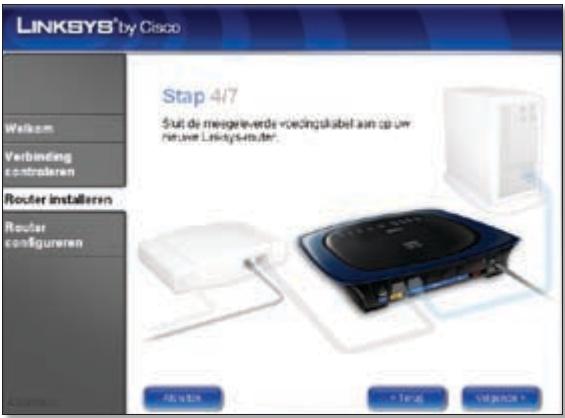 LINKSYS WRT610N - De Linksys Easy Link Advisor (LELA)-installatiewizard controleert uw verbindingen. Klik op Volgende. - 5