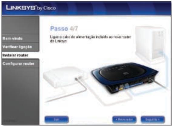 LINKSYS WRT610N - O Assistente de configuração Linksys EasyLink Advisor (LELA) verifica as ligações. Clique em Seguinte. - 5