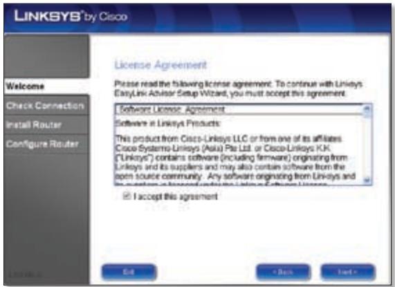 LINKSYS WRT610N - Select I accept this agreement. Click Next. - 1
