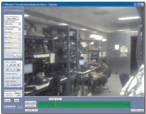 LINKSYS WVC54GCA - Playback Window - 1