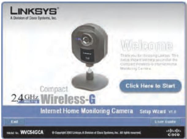 LINKSYS WVC54GCA - Installing the Camera Utility - 1