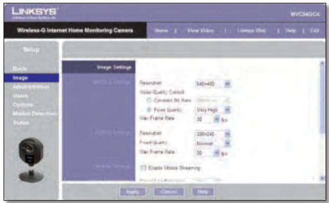 LINKSYS WVC54GCA - Einrichtung > Bild - 1