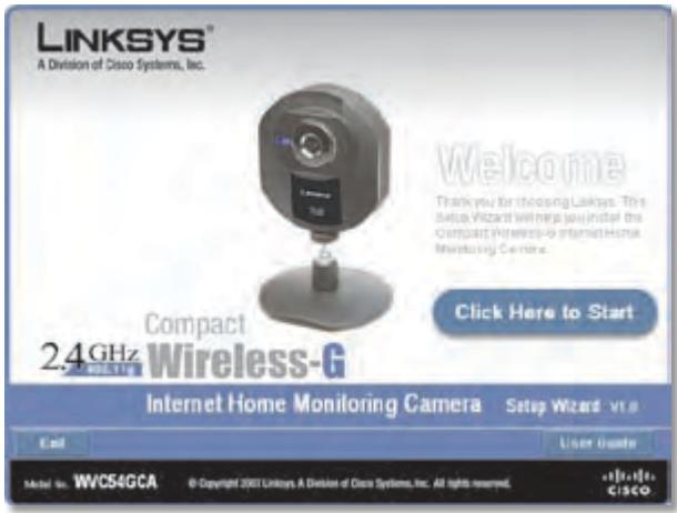 LINKSYS WVC54GCA - Setup Wizard - 1