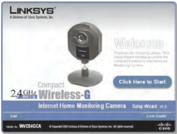 LINKSYS WVC54GCA - Asistente de configuración - 1