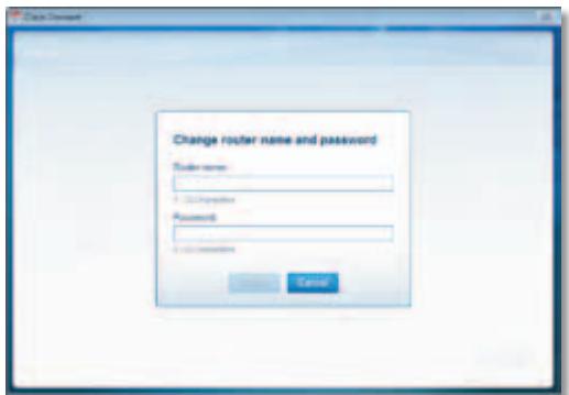 Change router name and password Router name: • No exception Password: • No exception Cancel