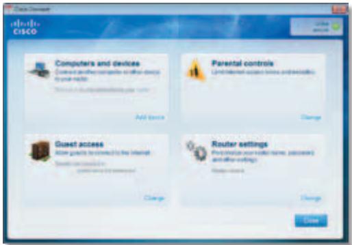 Cisco CISCO Computers and devices Connect and provide complete or after device to your website. Create a new computer server. Parental controls Limit external access times and access times. Guest access Make details by connecting to the Internet Create an access to the Internet Router settings Provide access to other sites, packets and other settings. Change Delete