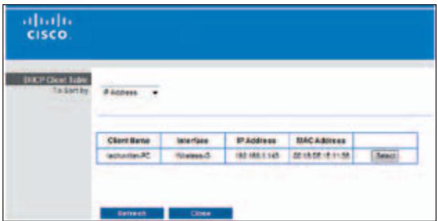 CISCO BIOP Cloud Index To Start by IP Address Client Name Interface IP Address BMAC Address acturitas-PC Wireless-5 182 488.1 143 2018.08 - 9 11:56 Select BETRUST Close