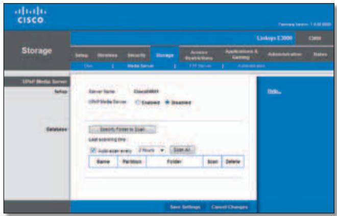 LINKSYS E3000 - Storage > Media Server - 1