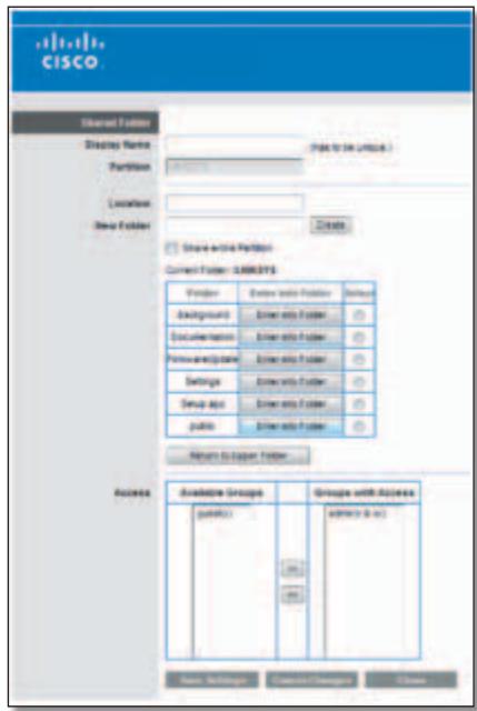 LINKSYS E3000 - Disk Management - 1
