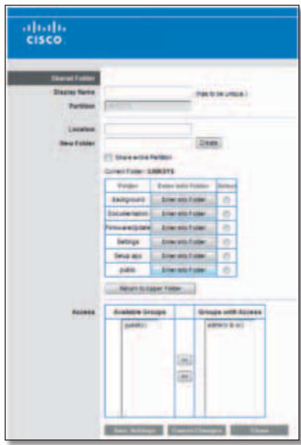 LINKSYS E3000 - Shared Folder - 1