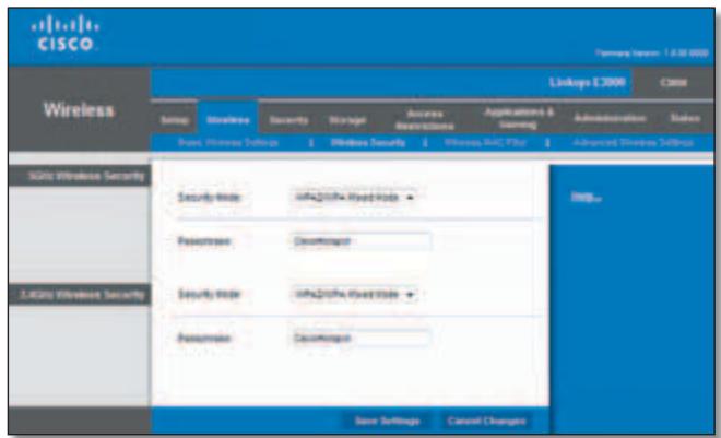 LINKSYS E3000 - Security Mode - 2