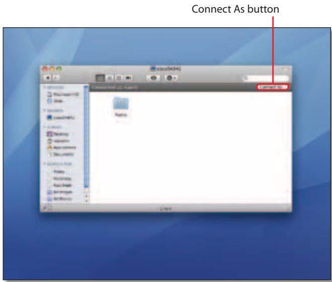 LINKSYS E3000 - Click Connect As. - 1
