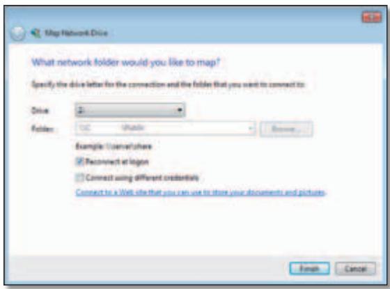 LINKSYS E3000 - Map a Drive - 6