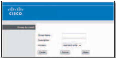 LINKSYS E3000 - User Account - 1
