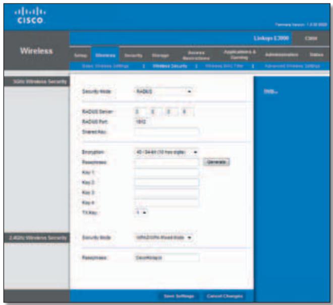 LINKSYS E3000 - WPA Personal - 6